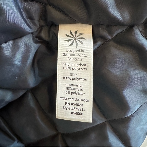 Athleta Moto Primaloft Insulated Coat/Jacket Olive Green - Picture 5 of 16